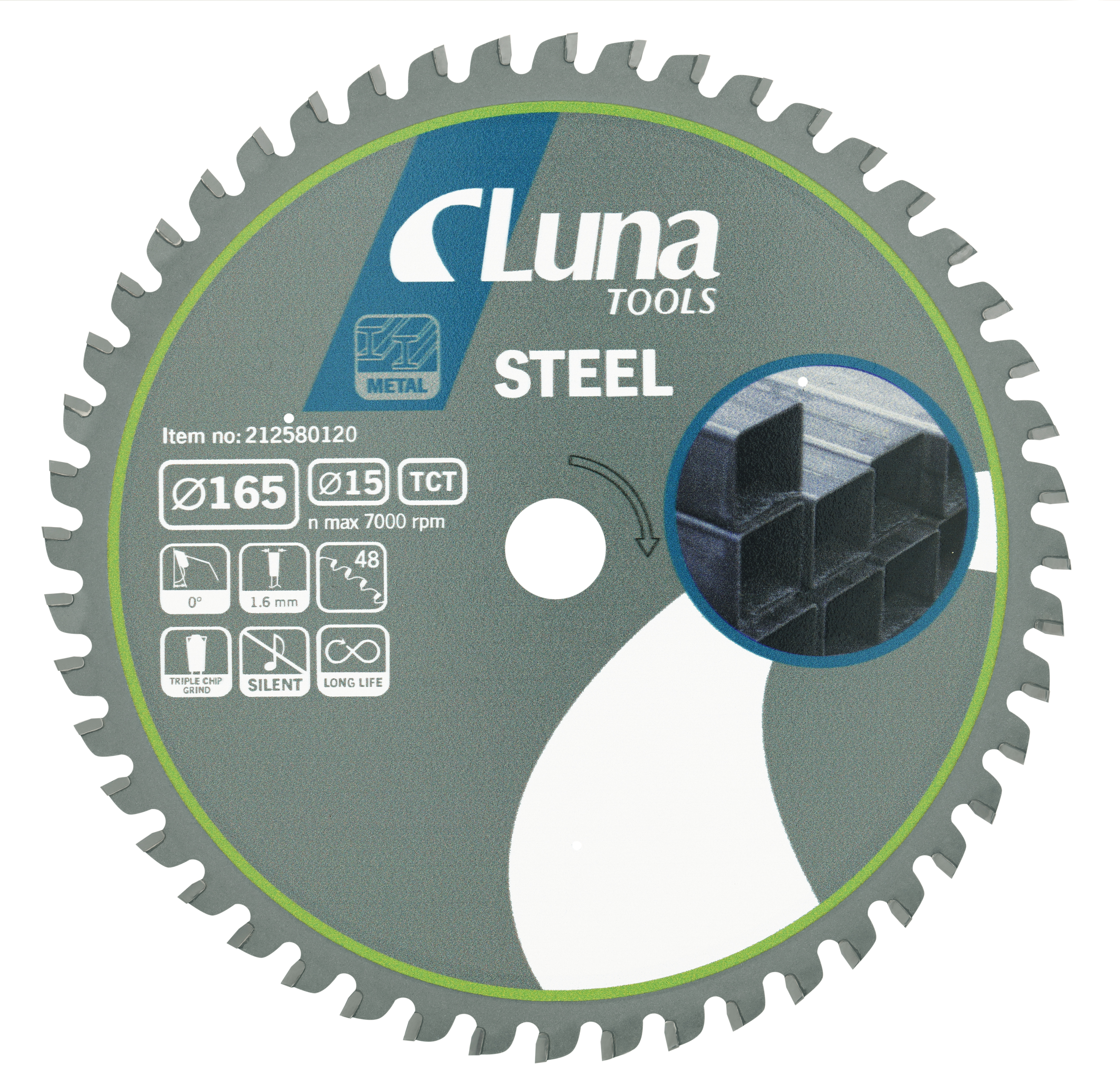 Cirkelsågklinga Luna Steel