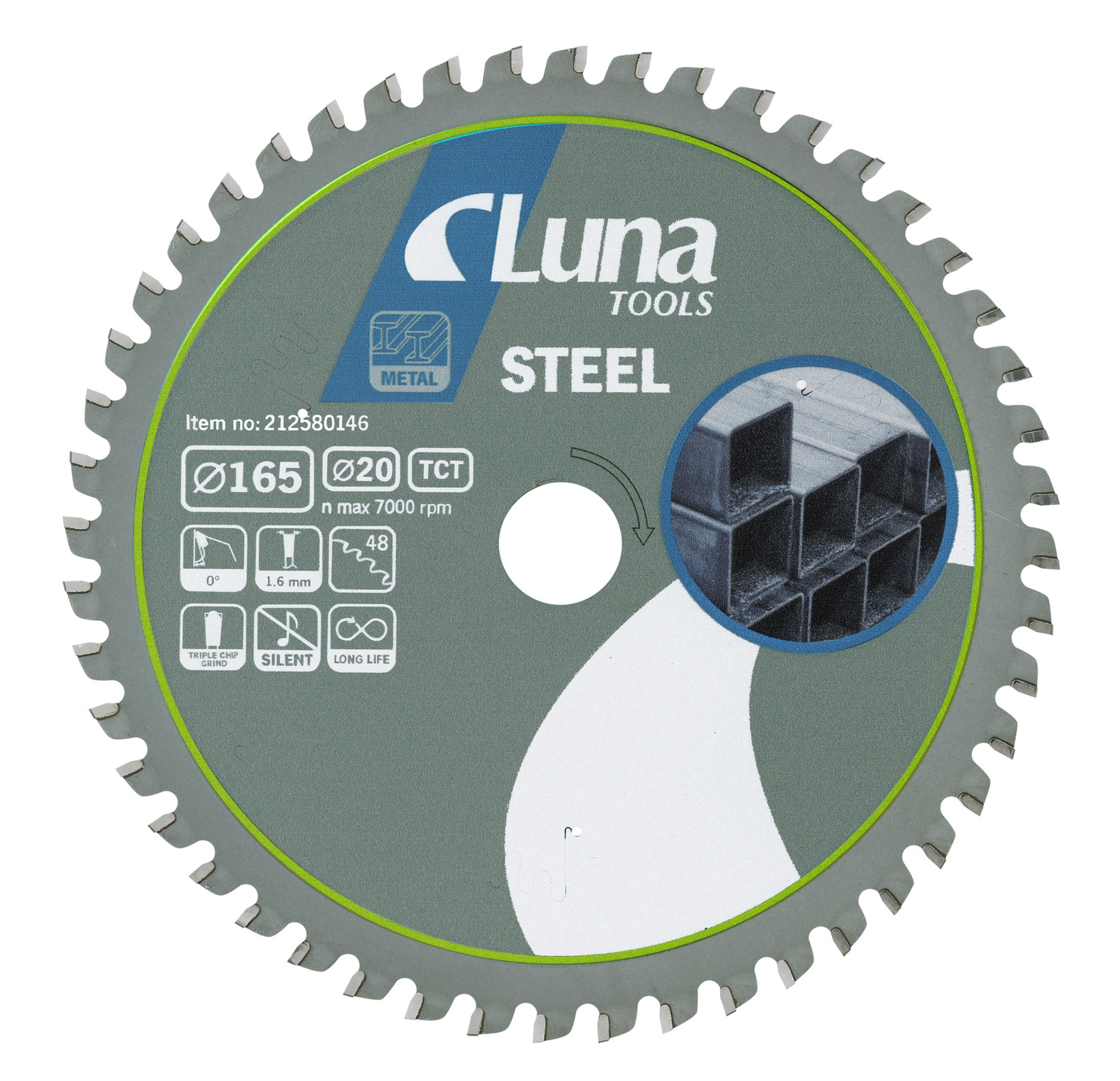 Cirkelsågklinga Luna Steel