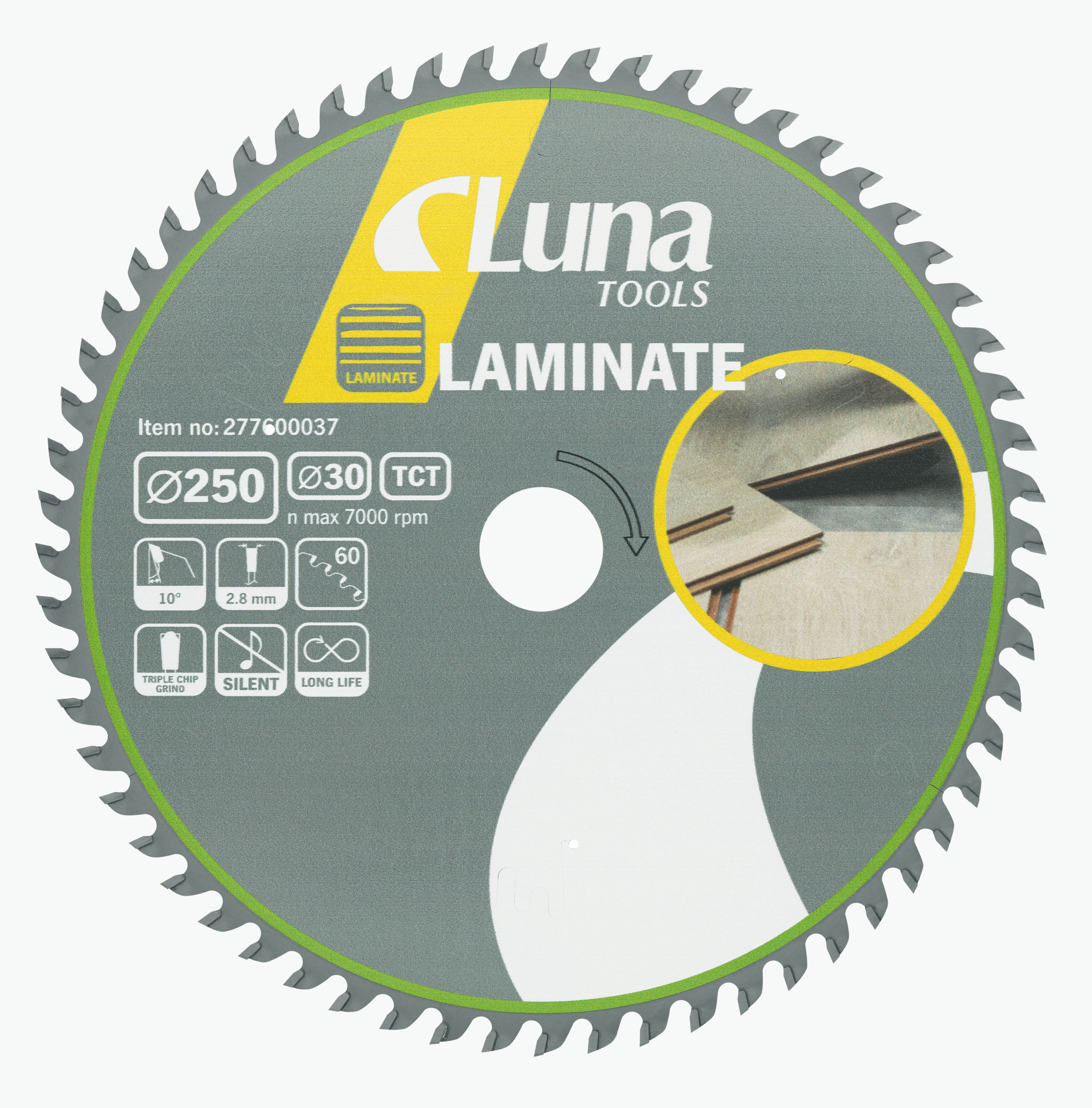 Cirkelsågklinga Luna Laminat