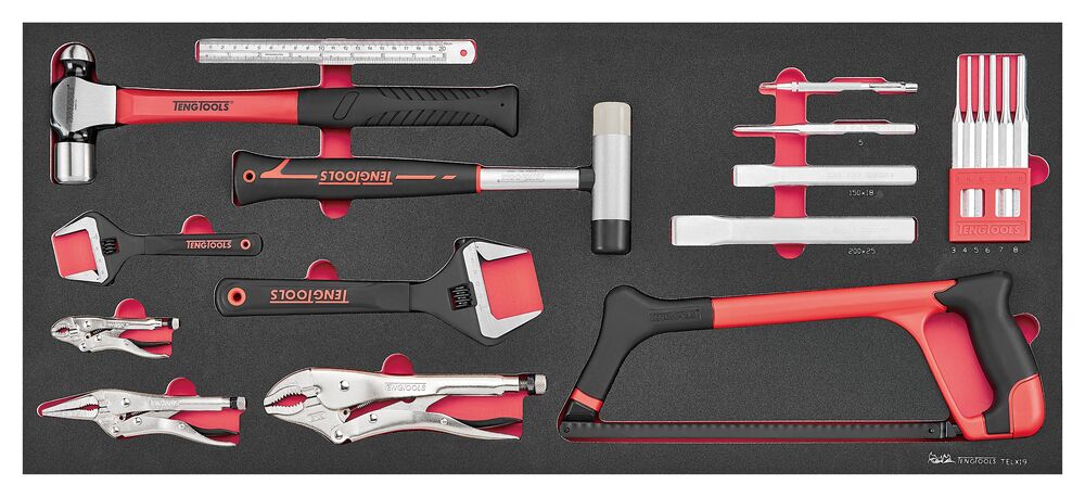 Verktygssats TELX19 Teng Tools 19 delar