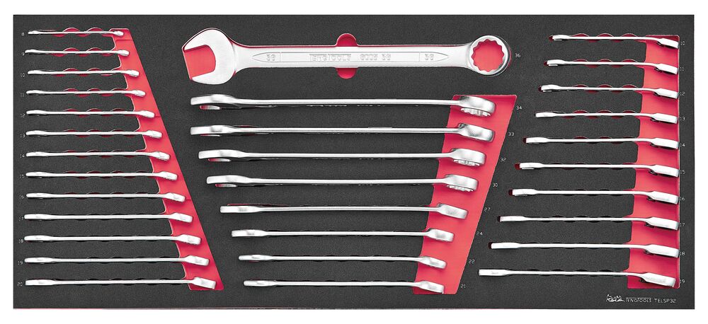 U-Ringnyckelsats TELSP32 Teng Tools 32 delar