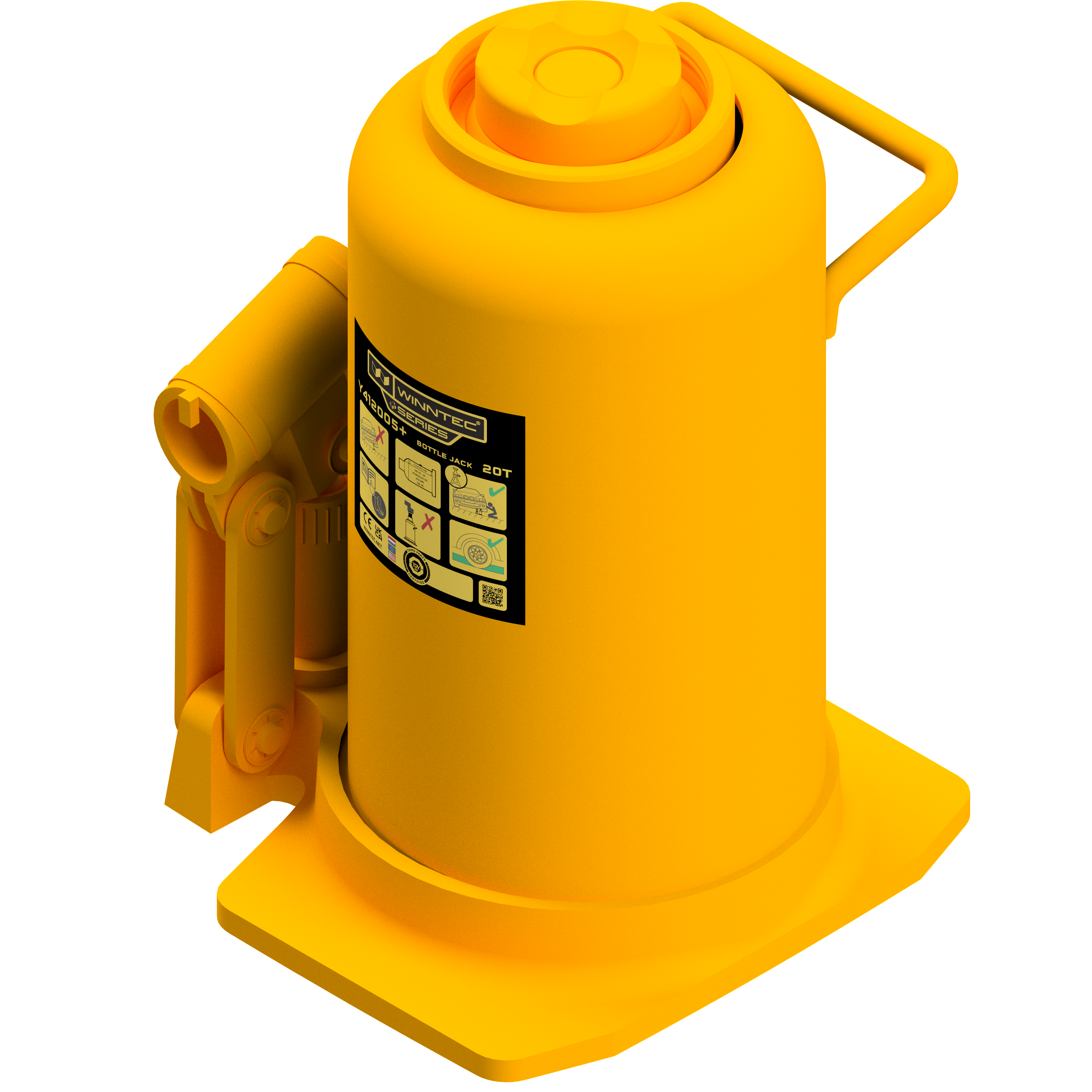 Flaskdomkraft Winntec gul Plus – bild 2