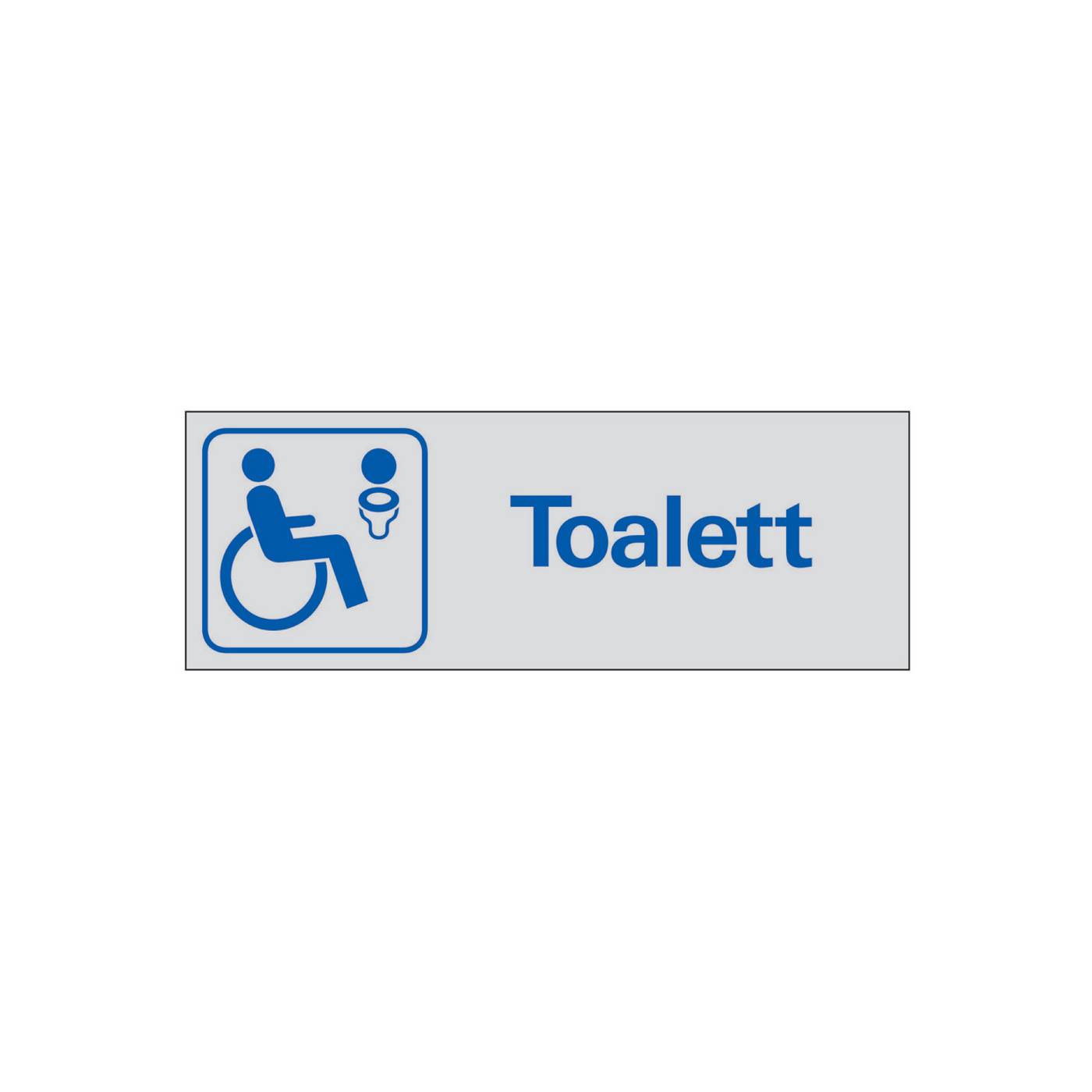 Symbolskylt Handikapptoalett