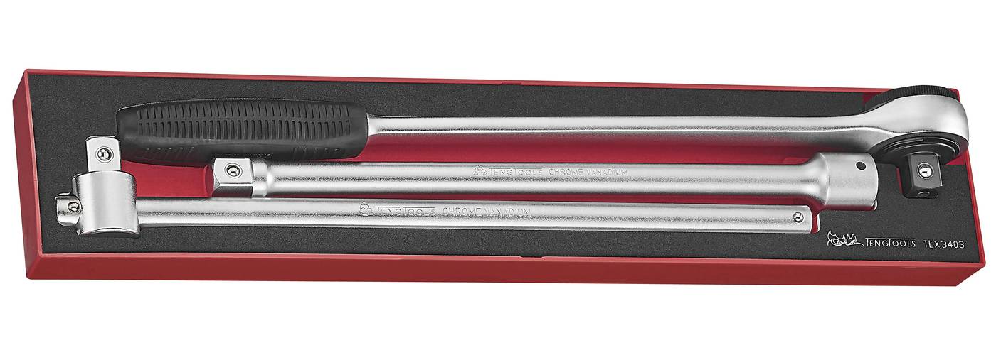 3 delars Hylsverktygssats 3/4'' Teng Tools TEX3403