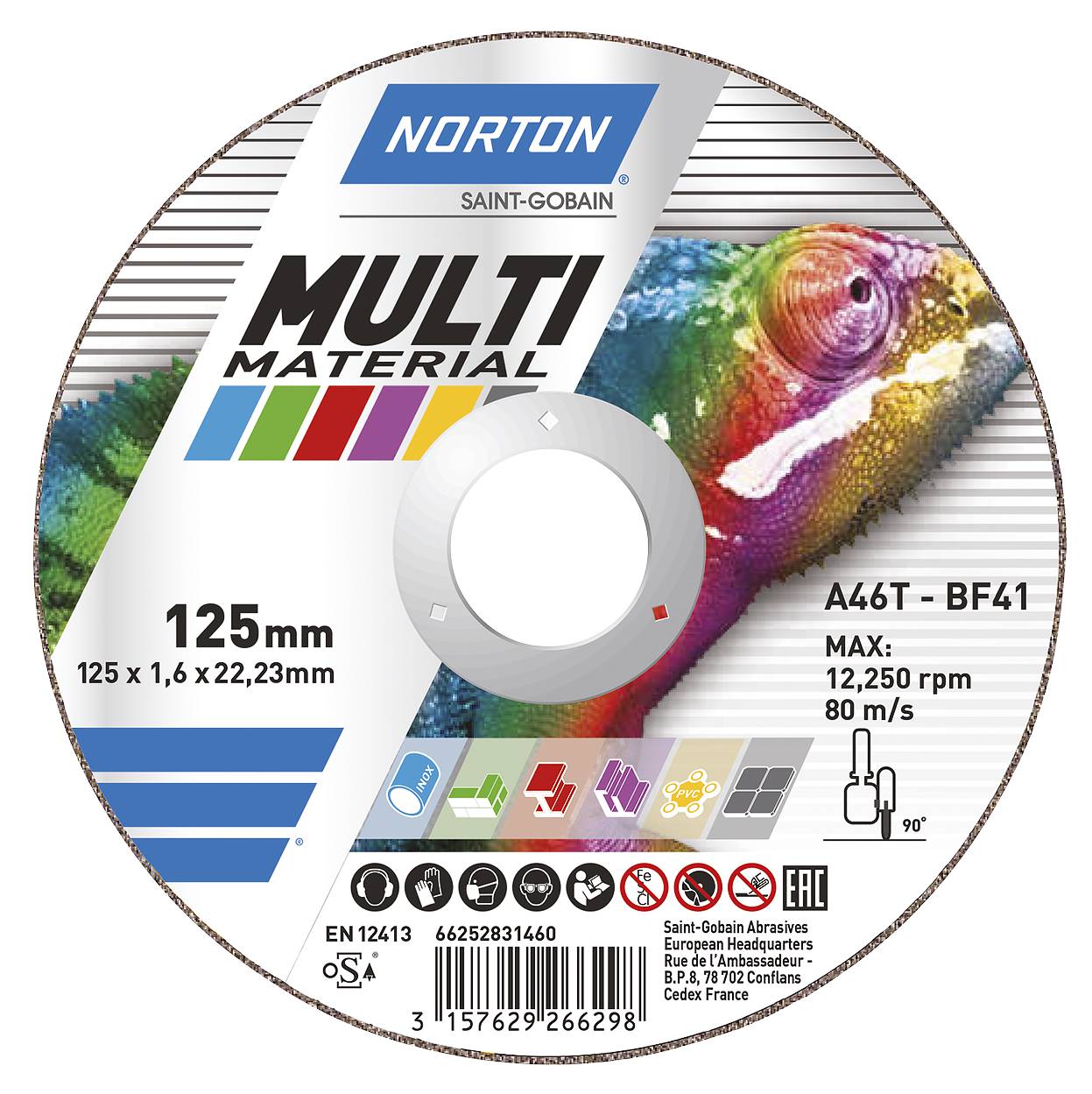 Kapskiva Norton Multi Material