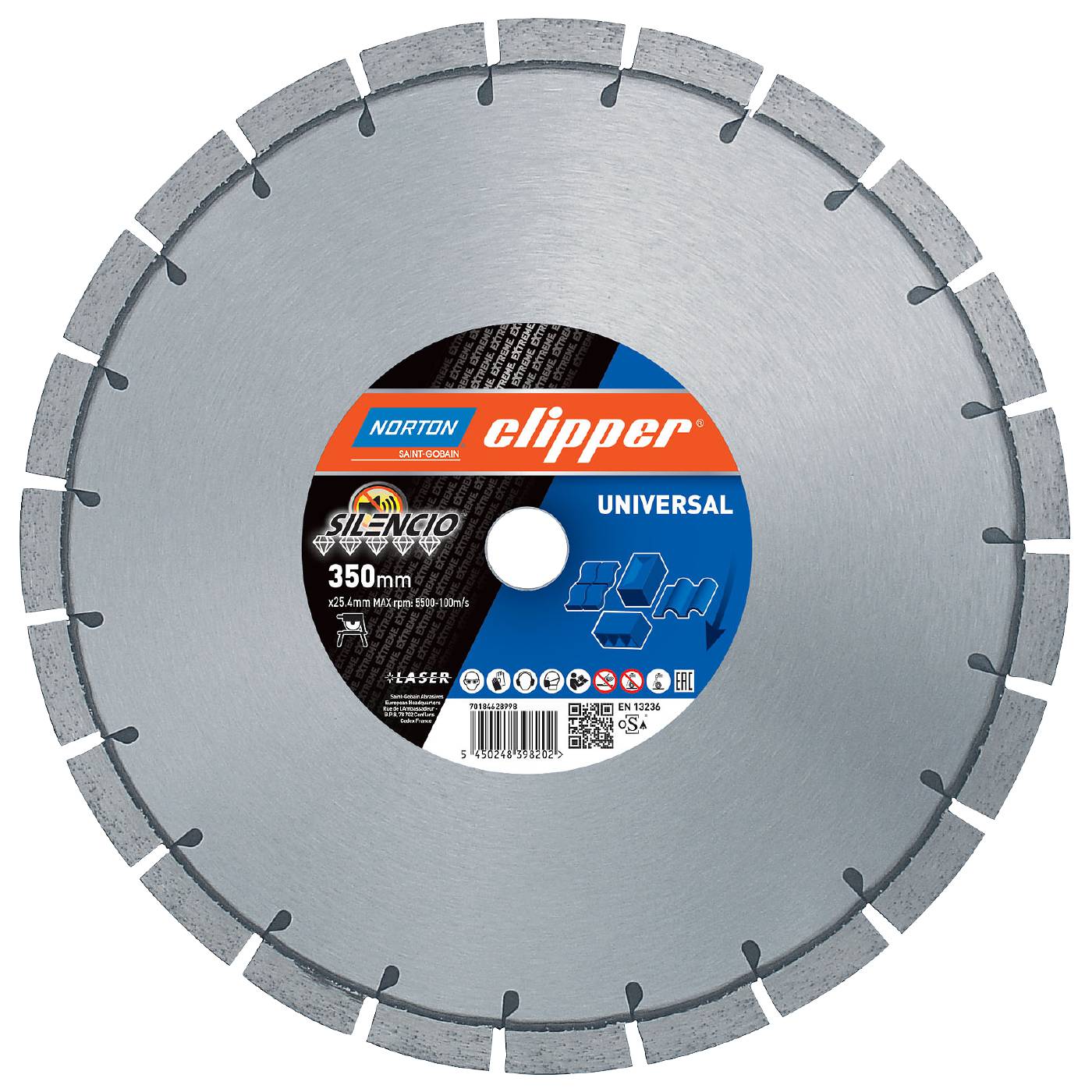 Diamantkapklinga Norton Extreme Universal Silencio