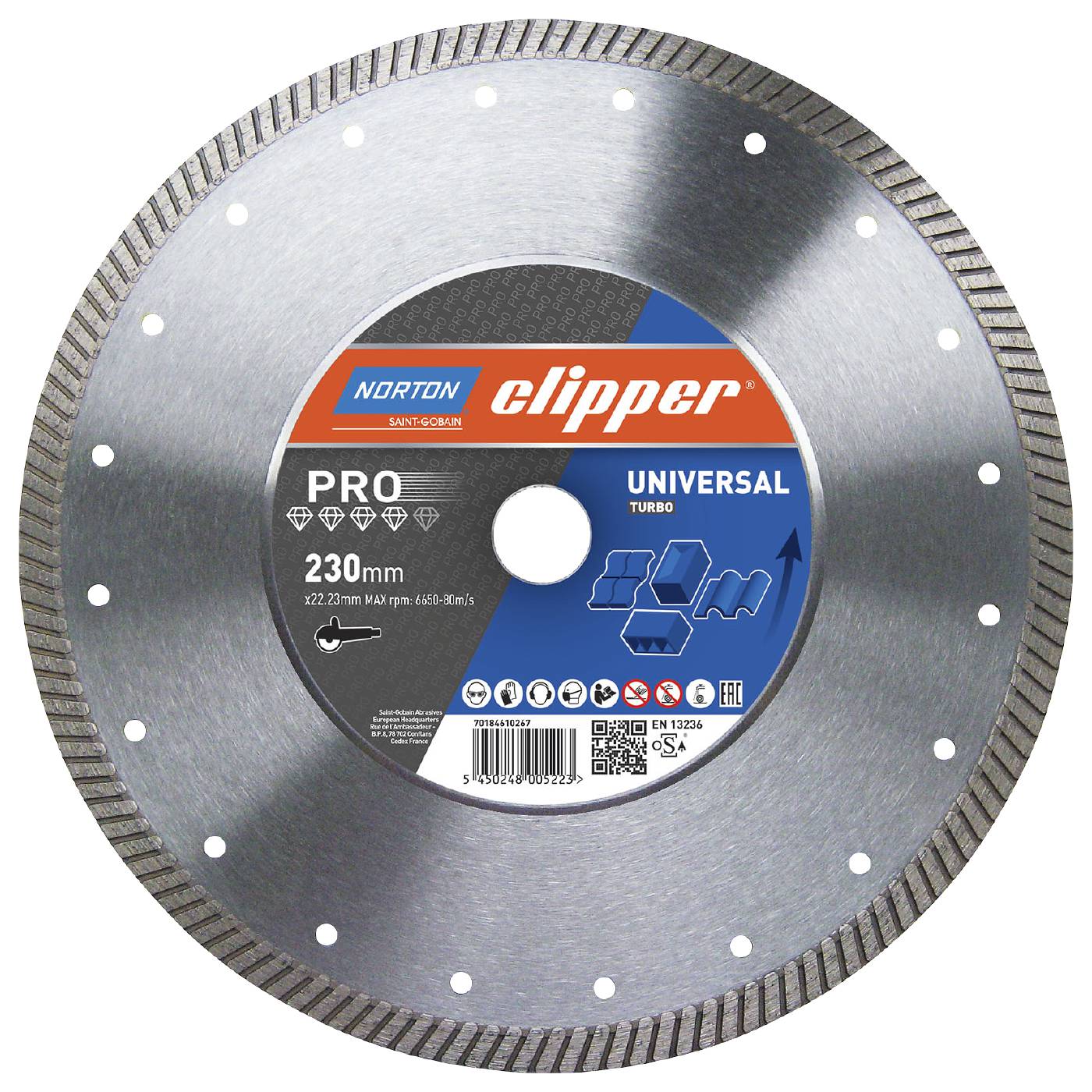 Diamantkapklinga Norton Pro Universal Turbo