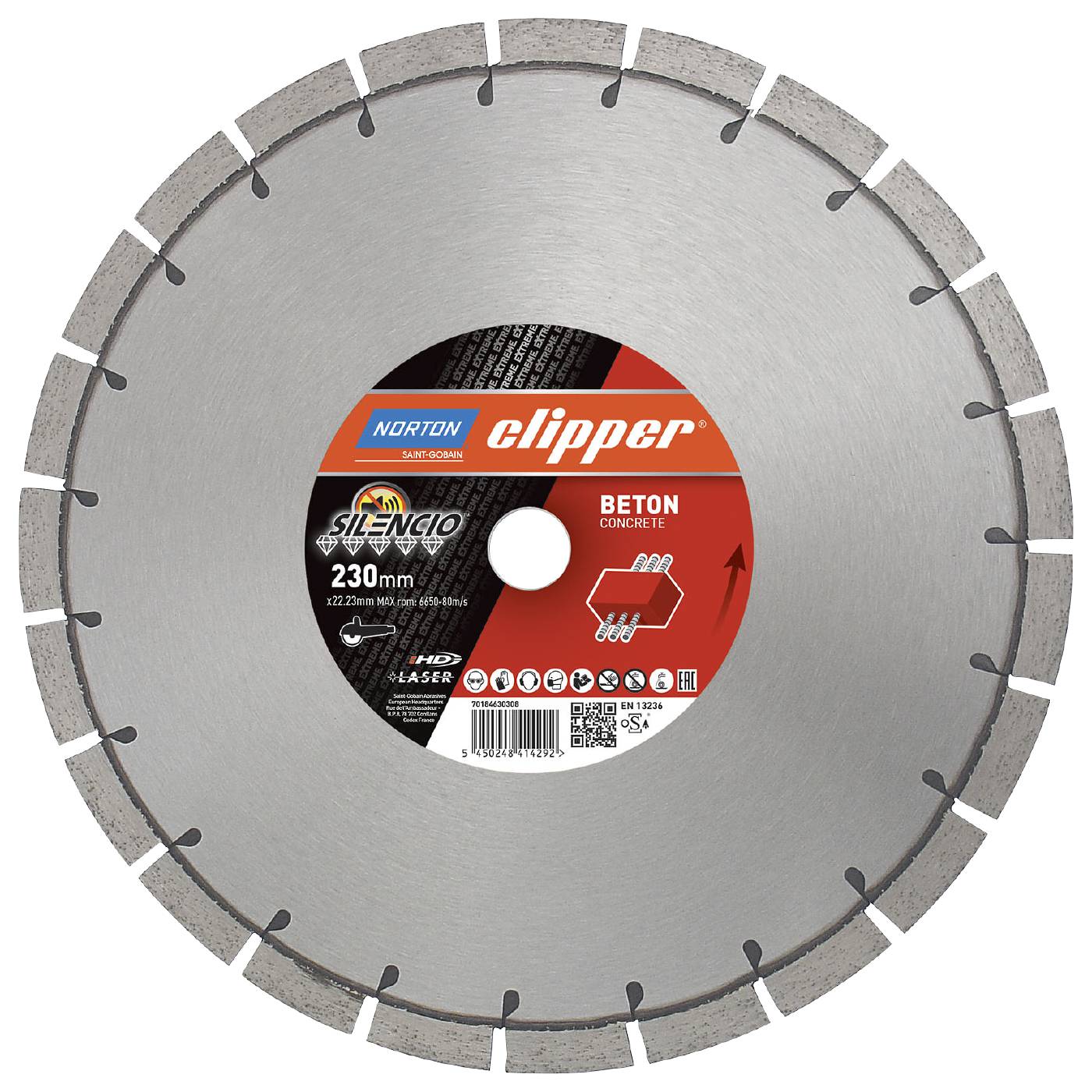 Diamantkapklinga Norton Extreme Beton Silencio