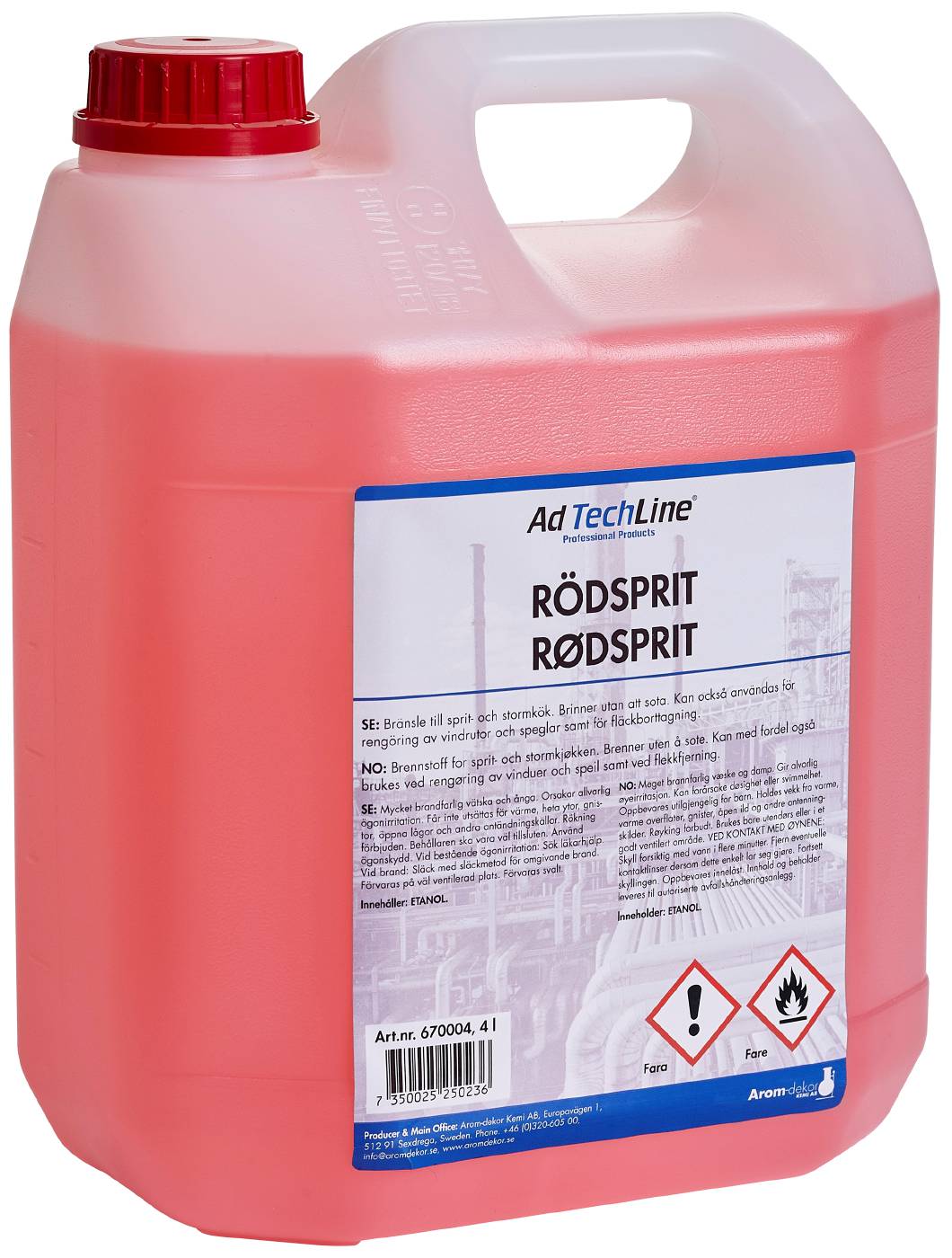 Rödsprit Adtechline