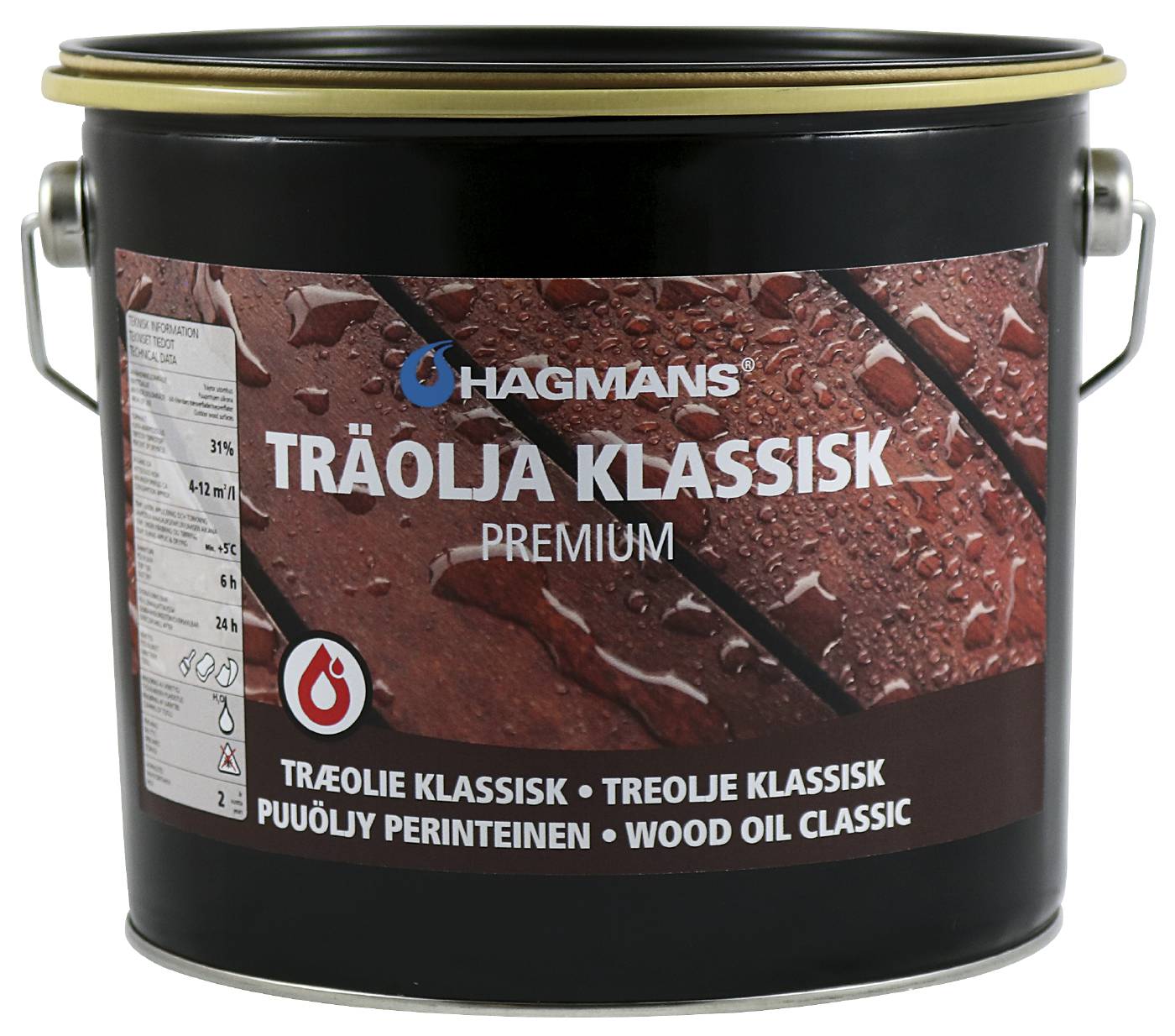Träolja klassisk Hagmans