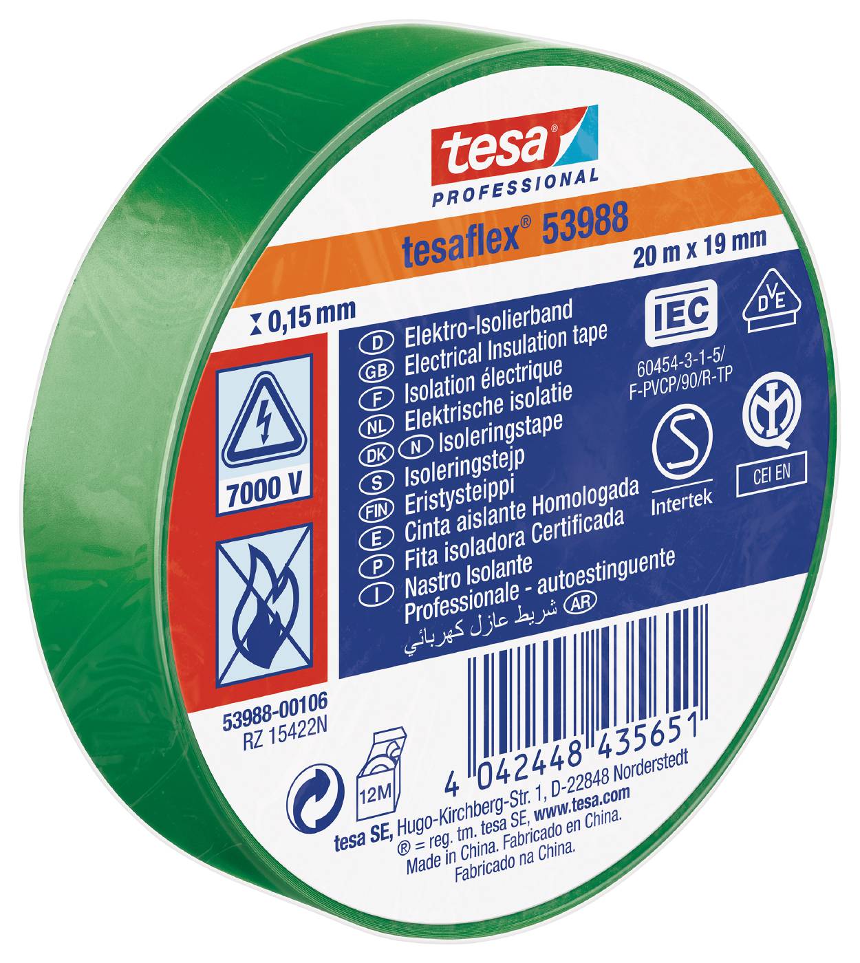 Eltejp Tesa flex 53988