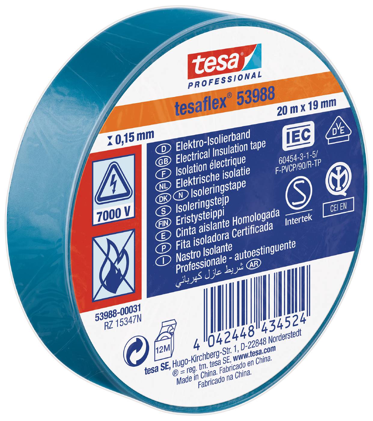 Eltejp Tesa flex 53988