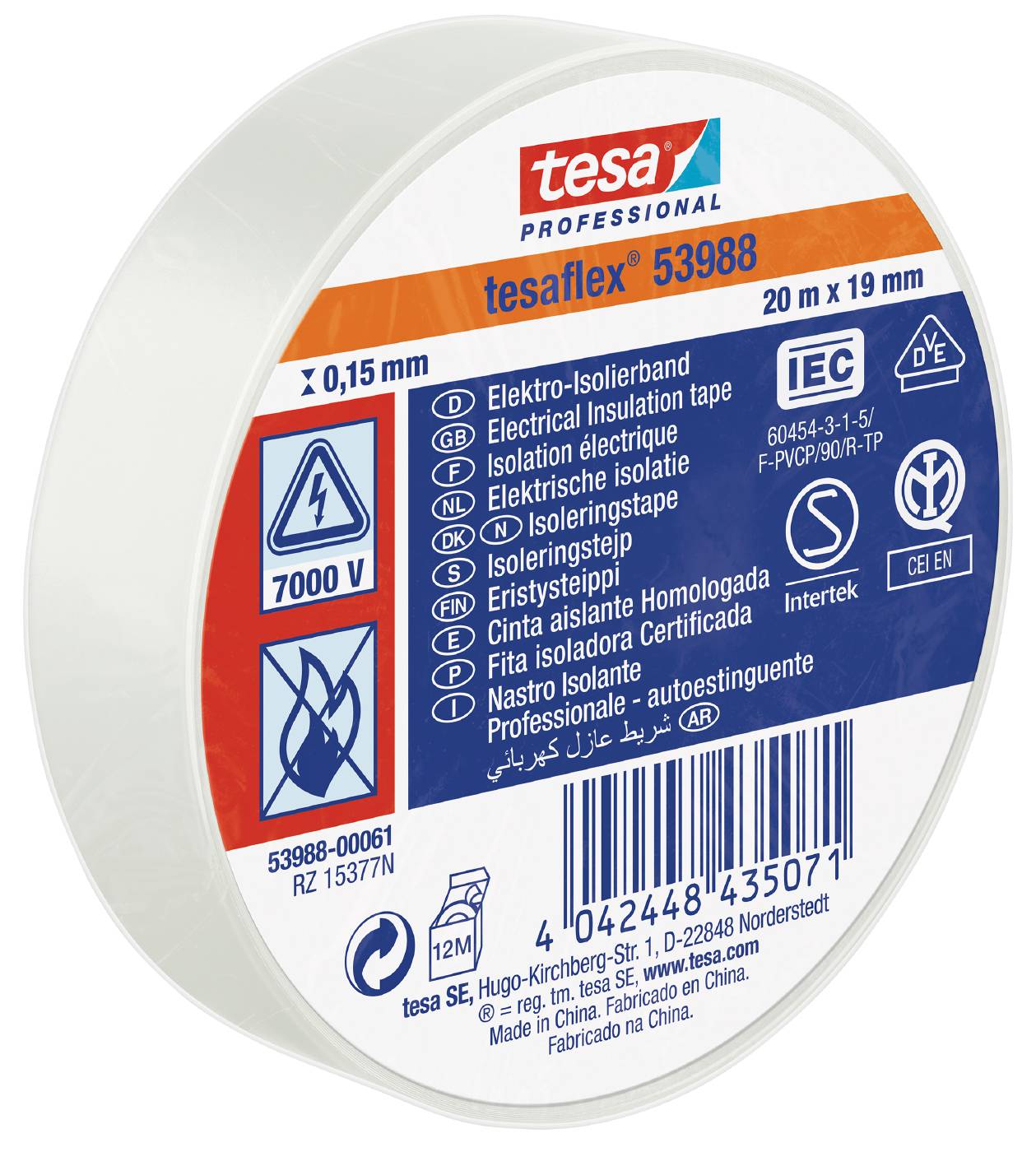 Eltejp Tesa flex 53988