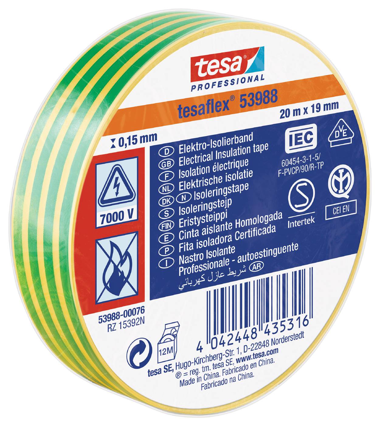 Eltejp Tesa flex 53988