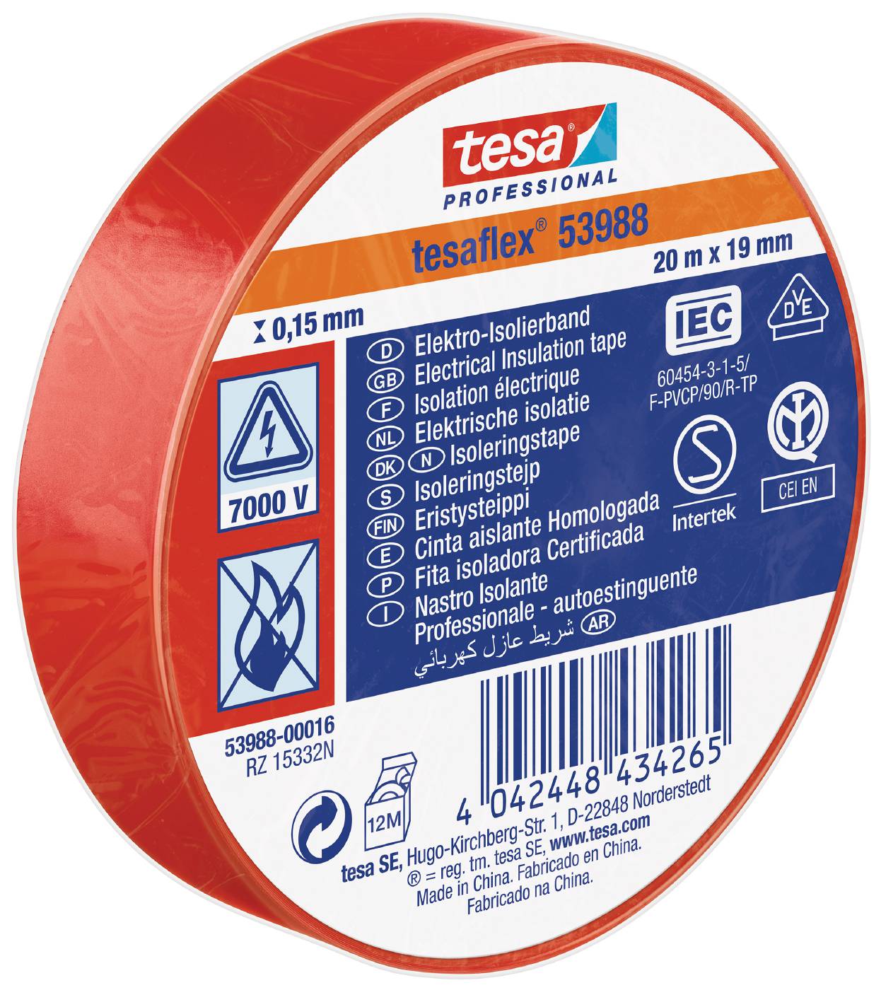 Eltejp Tesa flex 53988