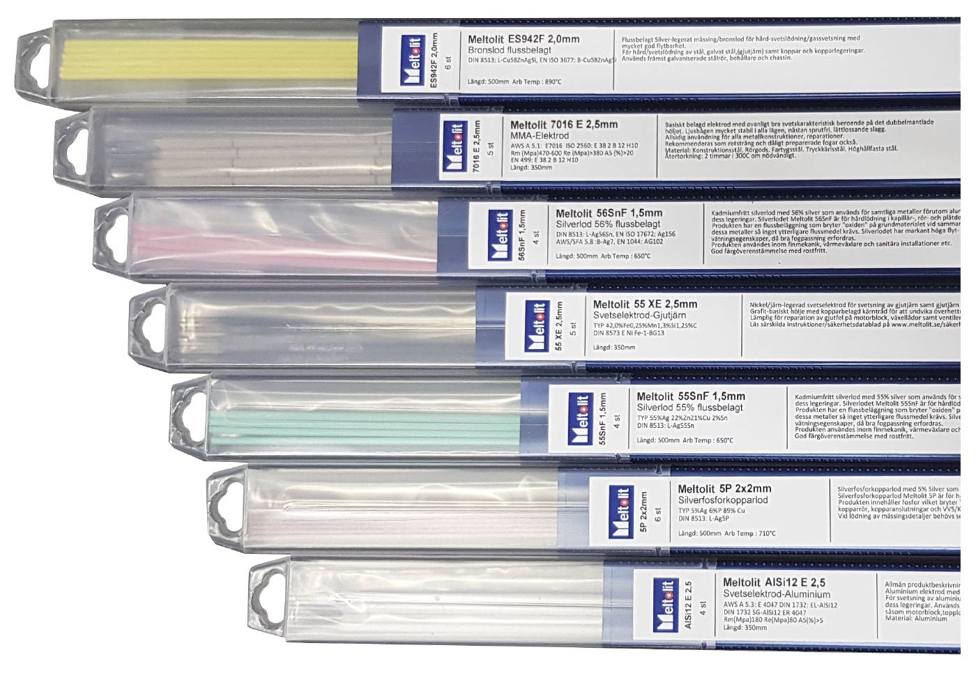 Svetselektrod Rostfritt 316L Meltolit SB-pack – bild 2