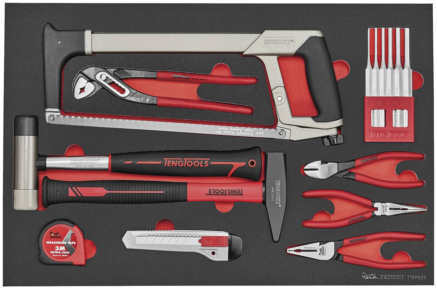 25 delars Verktygssats Teng Tools TTEPS25