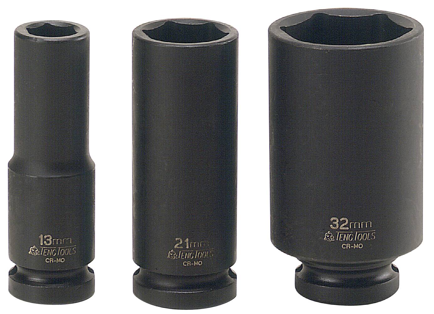 Krafthylsa. Med 1/2" fyrkantsfäste. Teng Tools