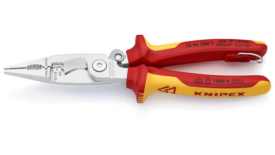 Elinstallationstång 1000-volt. Knipex 13 96/13 86