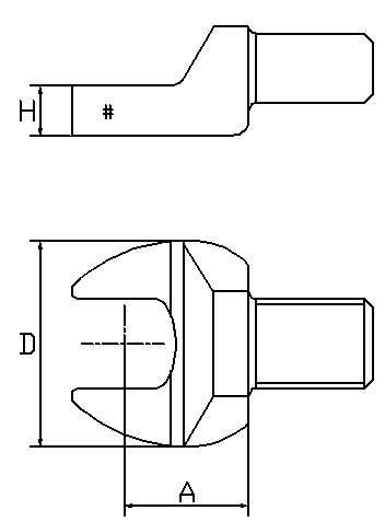 Insticksverktyg för momentnycklar - 14X18 mm U-Grepp Novatork – bild 2