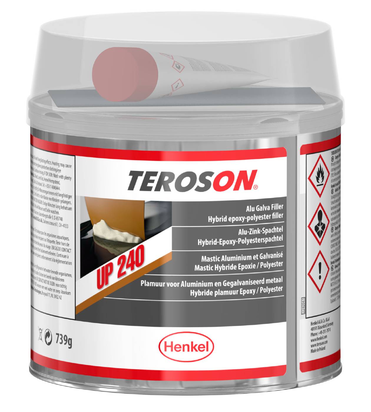 Aluminium spackel UP 240 Teroson