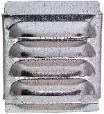 Ventilgaller utan ram galv