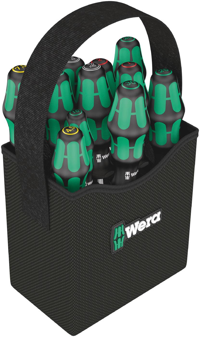 Skruvmejselset Kraftform 2Go 300 Wera
