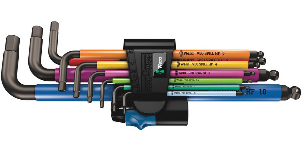 Sexkantnyckelsats 950/9 HP HF 1 Wera