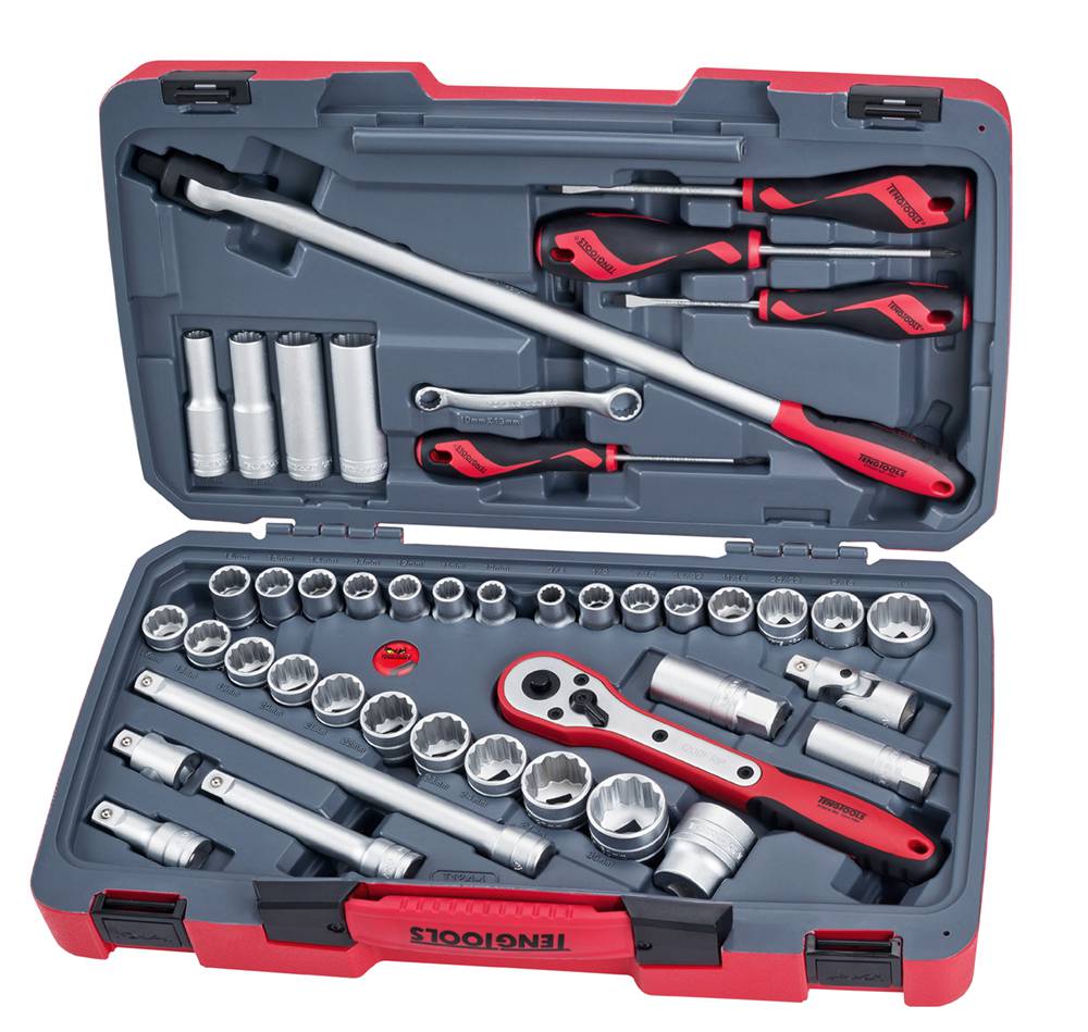 44 delars hylsnyckelsats Teng Tools T1244