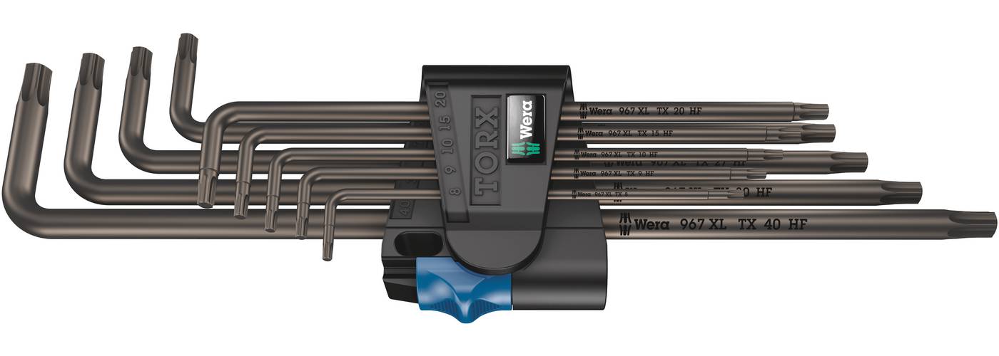 TX-nycklar i sats 967/9XL HF1 Black Wera