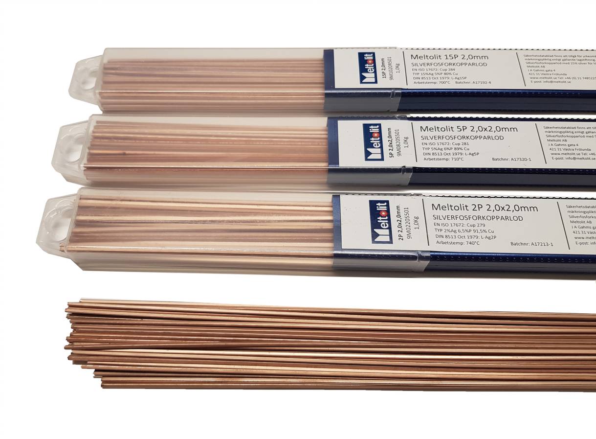 Fosforkopparlod Meltolit 15 P – bild 1