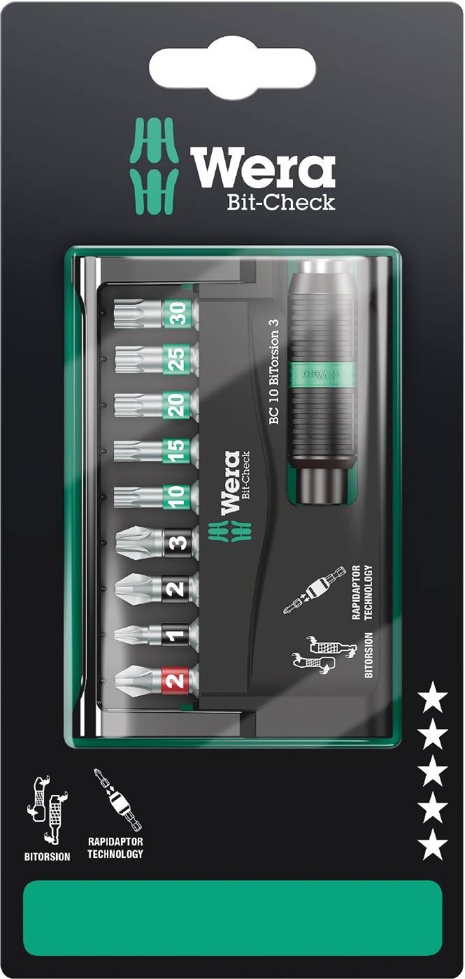 Bitssats Wera Bit-Check Bitorsion 3
