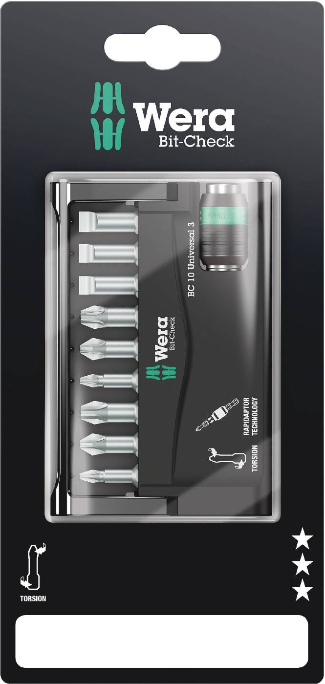 Bitssats Wera Bit-Check 10 Uni 3