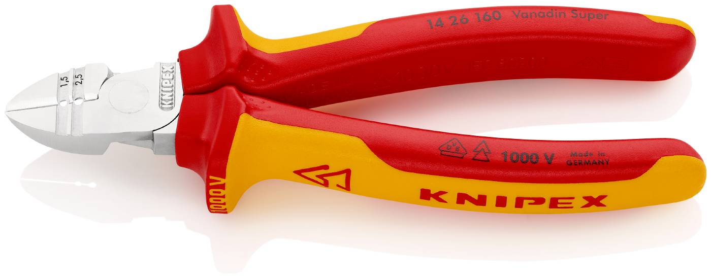 Sidavbitare med skalfunktion, Knipex 14 26 160/14 25 160 – bild 1