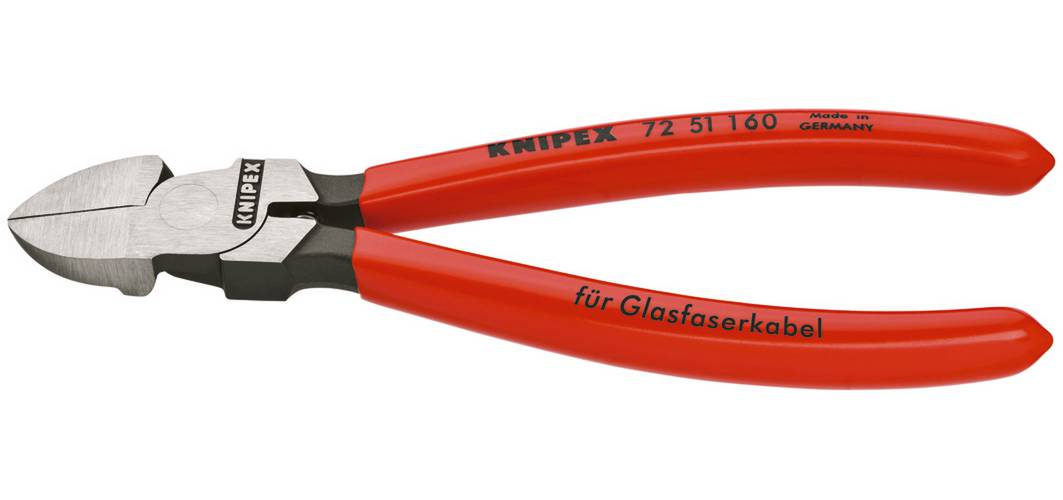 Sidavbitare för fiberoptikkabel, Knipex 72 51 160