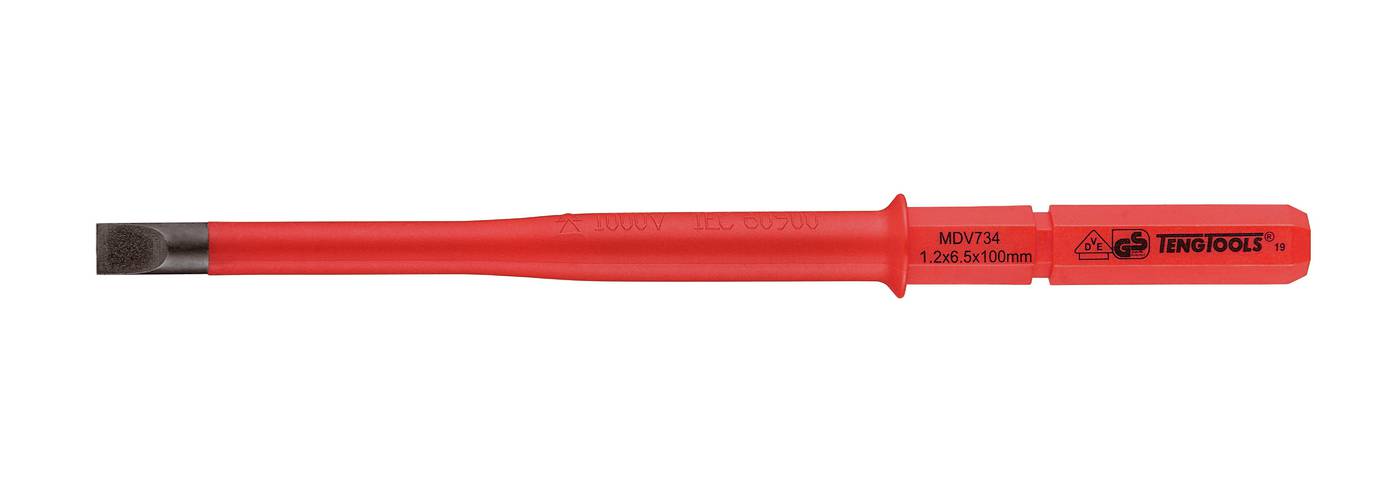 Isolerade skruvmejselklingor Teng Tools MDV731-MDV772