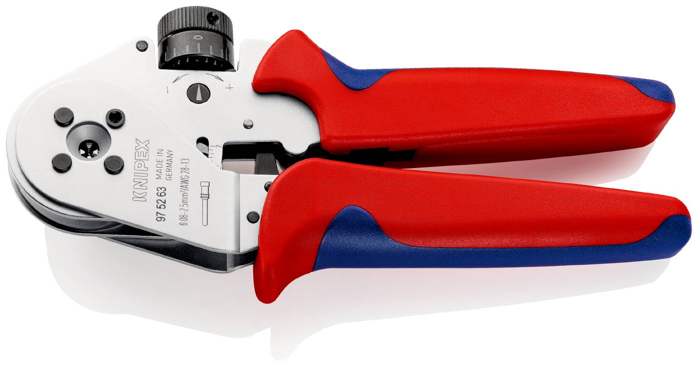 Fyrdornpresstänger för vridna kontakter, Knipex 97 52 63