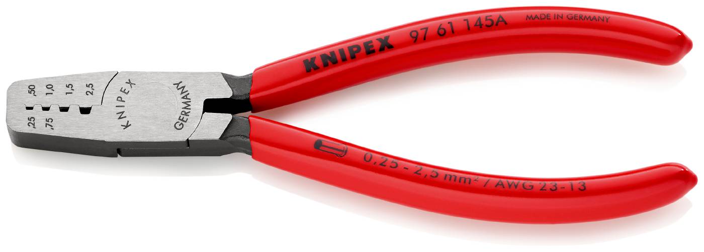 Presstänger för ändhylsor, Knipex 97 61 145/97 62 145 – bild 1