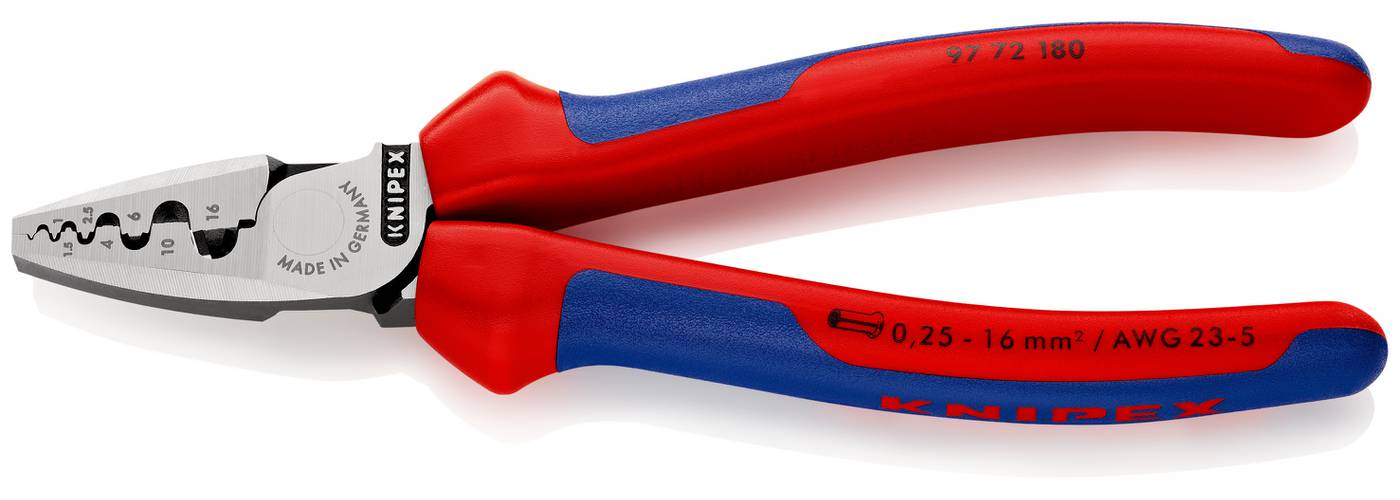 Presstänger för ändhylsor, Knipex 97 71 180/ 97 72 180