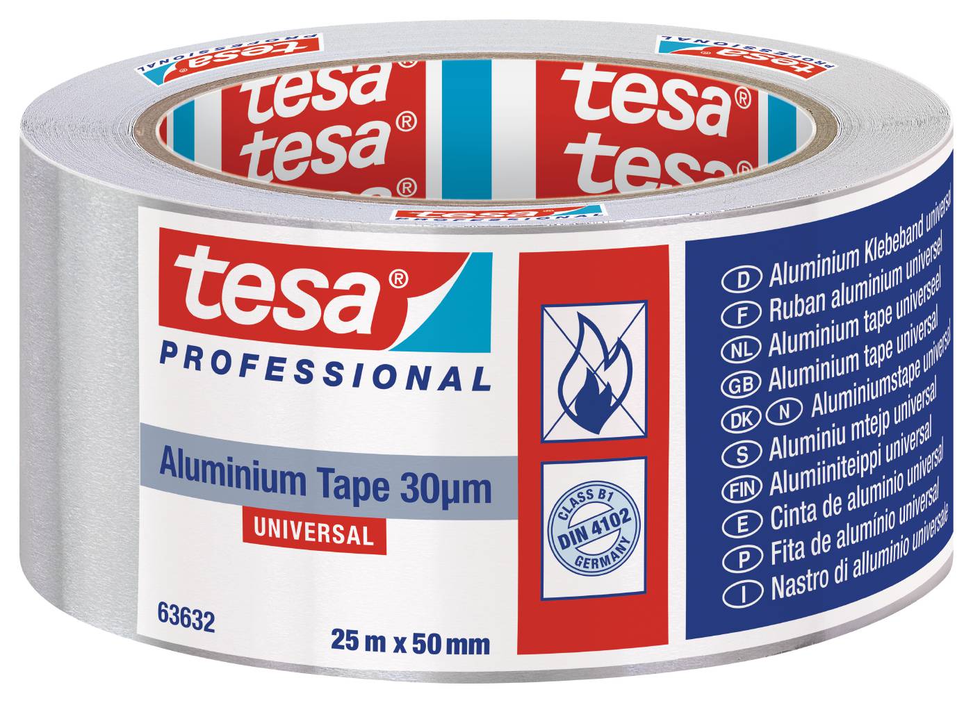 Aluminiumtejp tesa 63632