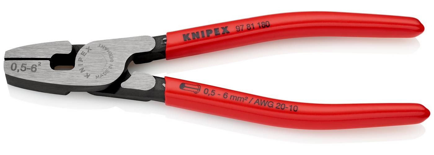 Presstång för ändhylsor, Knipex 97 81 180