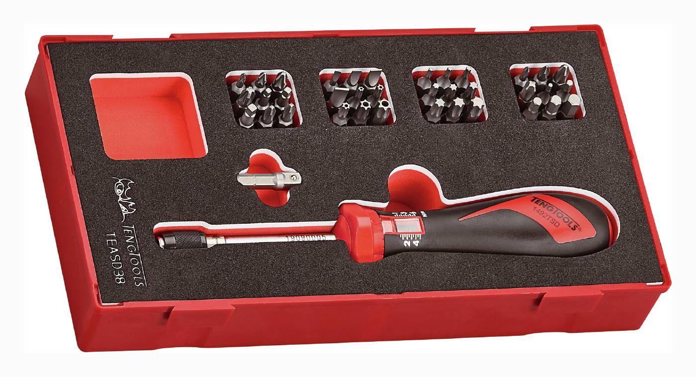 Momentskruvmejsel Teng Tools TEASD38 1-5Nm