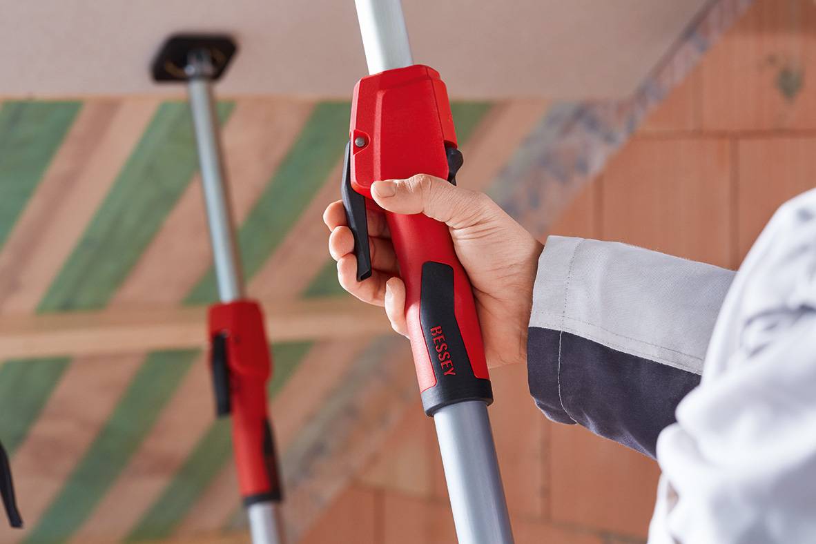 Materialstötta med pumphandtag, Bessey STE – bild 2