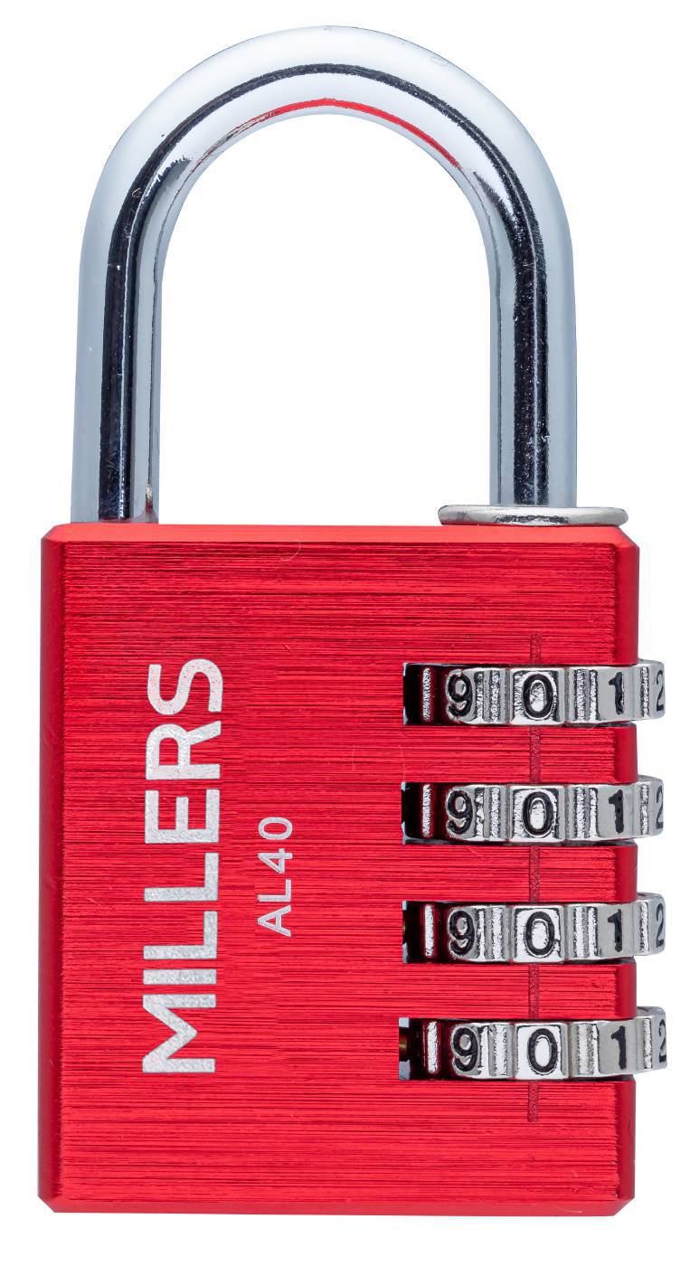 Kombinationshänglås MILLERS ALU