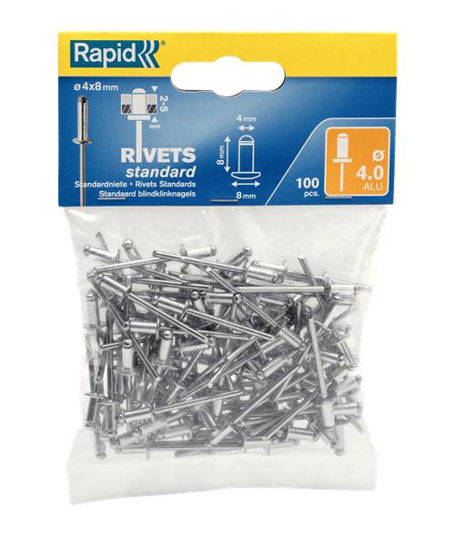 Standardnit, aluminium Rapid