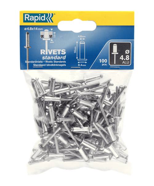 Standardnit, aluminium Rapid