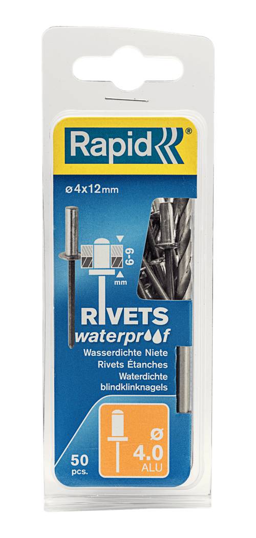 Vattentät nit, aluminium Rapid