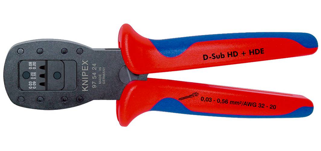 Presstång för miniatyrkontakter, Knipex 97 54 24