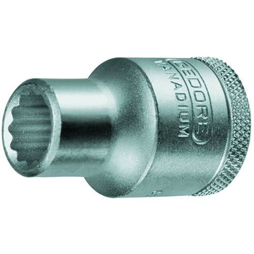 Hylsa. Med 1/2" fyrkantsfäste. Gedore D 19 AF