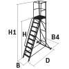 Arbetsplattform WAP+TMR W.steps Ladders – bild 6